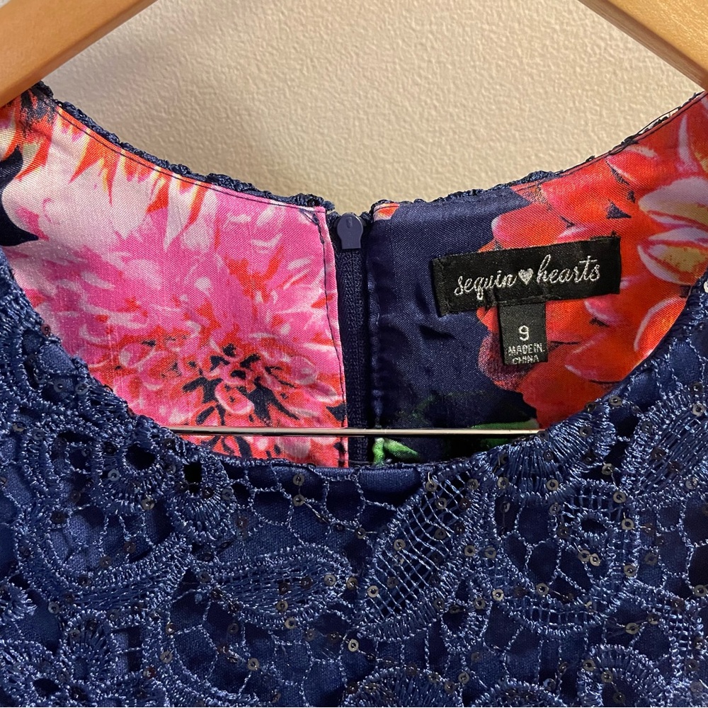 SEQUIN HEARTS Formal 2-piece Top & Skirt Set - Picture 11 of 15